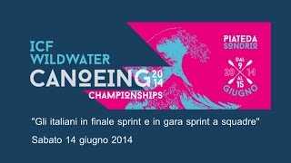 preview picture of video 'Valtellina 2014 downriver worlds: Italians' sprint finals'
