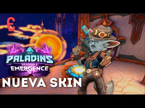 NUEVA SKIN 💎 Pip Inventor 💎 Surgimiento 💡 vs Hyuga | PALADINS PTS GAMEPLAY