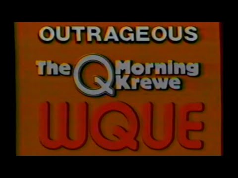 1984 WQUE 93.3FM  "Q Morning Krewe" New Orleans Local TV Commercial