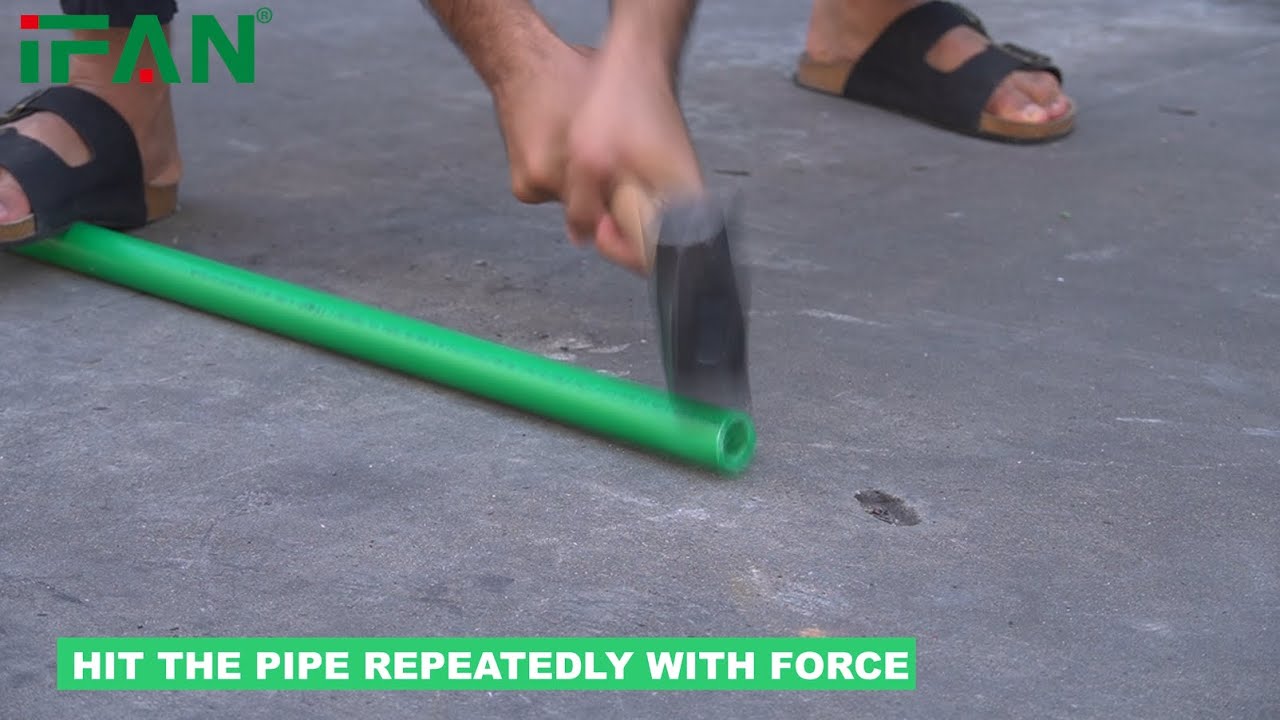Impact resistance test of IFAN PPR Pipes!