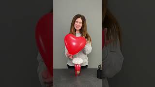 How to make a Balloon Heart ❤️ Be my Valentine  | Balloon Ideas for Valentine's Day