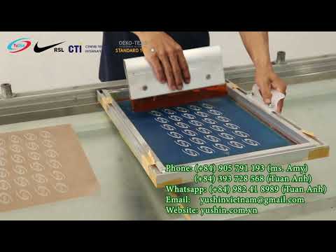 Heat Transfer Teflon Technique || Glossy Surface || Printing Silicone Ink || Factory in VietNam