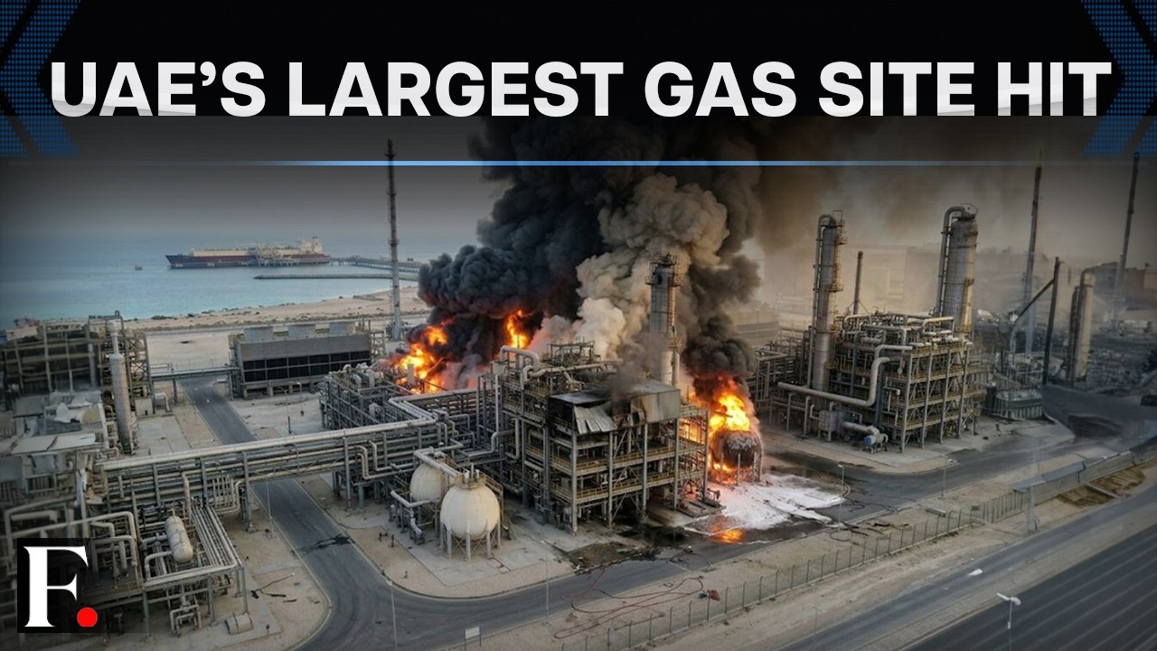 Iran's Strikes at UAE Trigger Fire at its Largest Gas Site in Abu Dhabi and Halts Operations | N18G