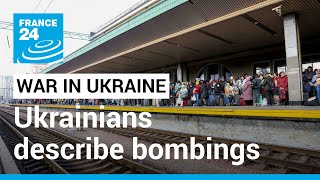 Ucranianos cruzando para a Polônia descrevem bombardeios e separações familiares • FRANCE 24 English
