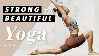 Yoga Ganzkörper Flow | 20 Min. Workout Mittelstufe | Fühl dich stark, fit &amp; selbstbewusst!