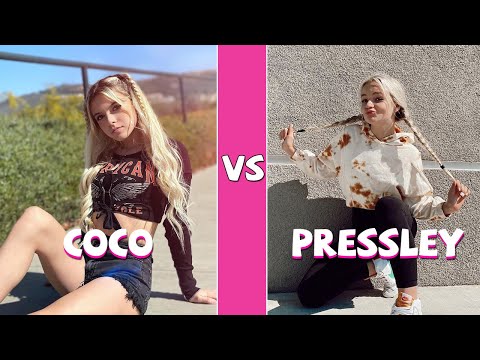 Coco Quinn Vs Pressley Hosbach TikTok Dance Battle (April 2021)
