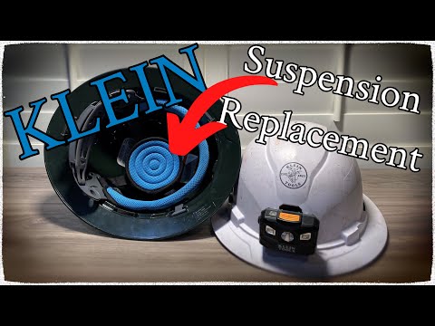 How to Change KLEIN Hard Hat Suspension & Sweatband l