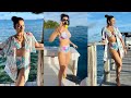 Rakul Preet Singh Looks Sexiness In Blue Bikini Rakul Preet Hot Bikini Bikini Beach Rakul