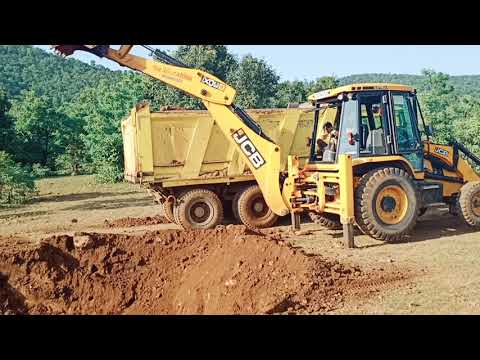 Caterpillar 6015B Excavator Fitting The Bucket And The First Loads -| JCB cat