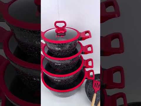 KALA 11pcs pot set-Black/Grey
