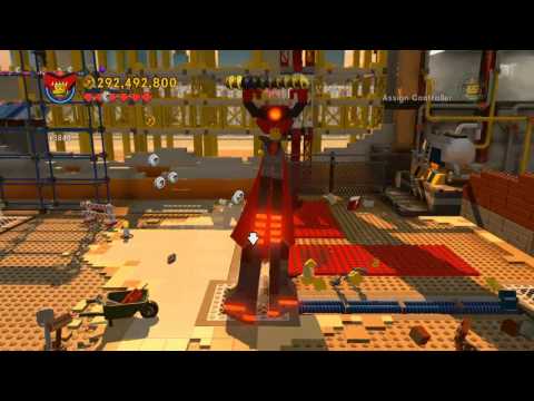 Bricksburg Construction 100% collectibles guide (pants/gold pages) - The LEGO Movie Videogame