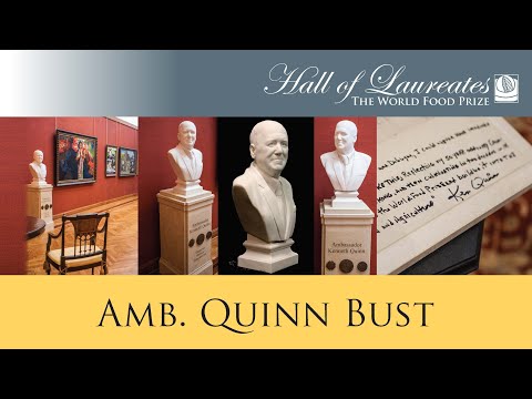 Tour the Iowa Gallery: Ambassador Kenneth M. Quinn Bust