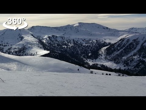 Skiing in Austria, Alps, VR 360 video