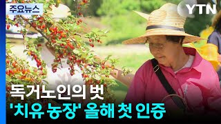 [新농비] 독거노인의 벗...'치유 농장' 올해 첫 인증 / YTN