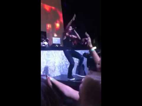 J Rand at y100 Pep Rally 9/1/2012