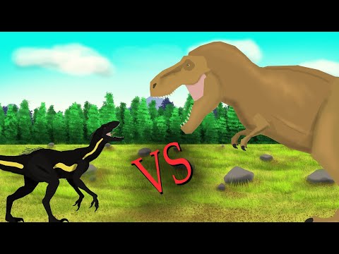 T. Rex vs Indoraptor - Pivot Animation Battle