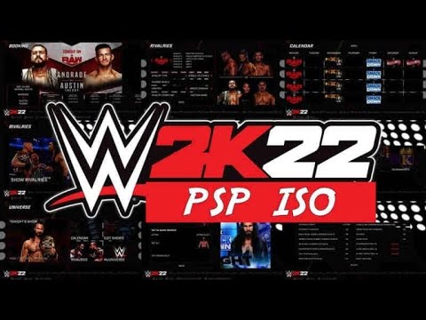 WWE 2K22 PPSSPP Best Camera Android OFFLINE best Graphics low end device