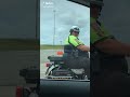 Fat Cop Ride Motorcycle Look They In Car