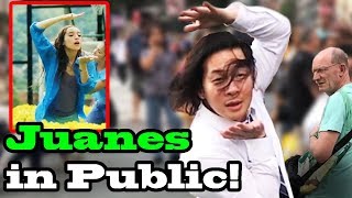 JUANES - &quot;Pa Dentro&quot; - SINGING IN PUBLIC!!