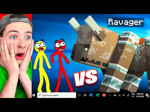 BeckBroReacts - The MOST INTENSE Animation vs Minecraft (RAVAGER?)