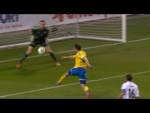 VM-kval: Magnifik volley av Hysén till 3-4 mot Tyskland