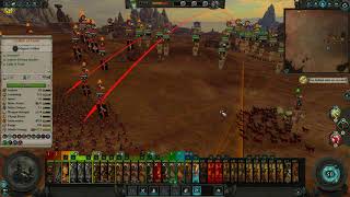 Total War: WARHAMMER II - Khalida vs Dwellers of Zardok rogue army