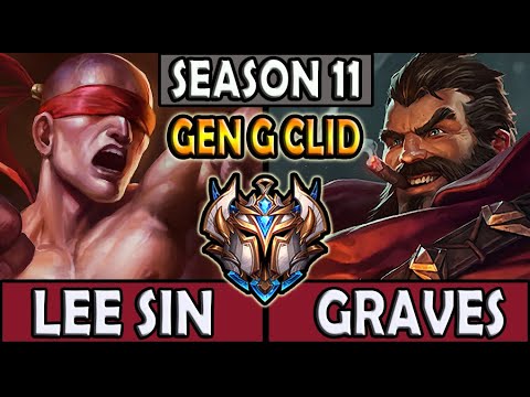 Lee Sin JUNGLE vs Graves [ Gen G Clid ] Korea Ranked ✅