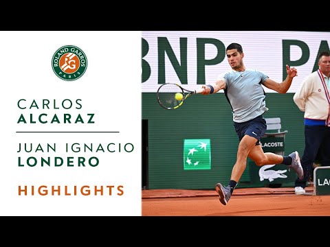 Carlos Alcaraz vs Juan Ignacio Londero - Round 1 Highlights I Roland-Garros 2022