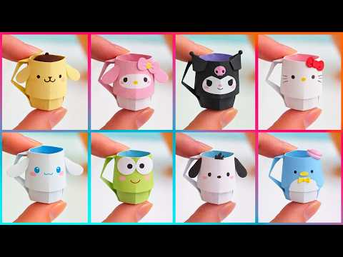 Cute Hello Kitty & Sanrio Paper Crafts + More Kawaii Ideas When You’re Bored