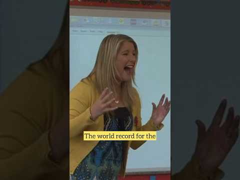 Fact: Annalisa Flanagan world’s loudest shout #shorts #facts