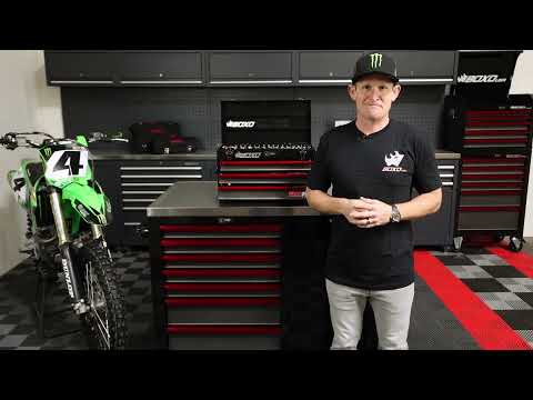 BoxoUSA Ricky Carmichael MotoBox | 103-Piece Metric Motorcycle 3-Drawer Hand Carry Tool Box