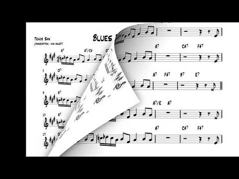 Scott Hamilton plays : Blues For Gene (solo transcription)