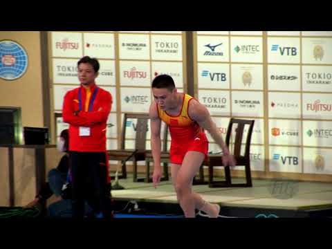 ZHANG Xuan (CHN) M - 2019 Trampoline Worlds, Tokyo (JPN) - Qualification Tumbling R1