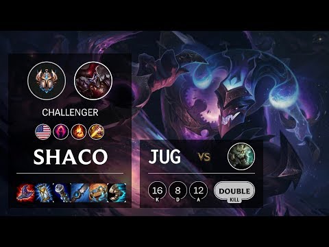 Shaco Jungle vs Rengar - NA Challenger Patch 10.10