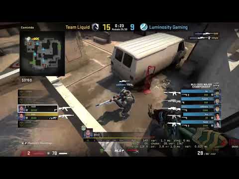 Major Columbus 2016 - Team Liquid VS Luminosity Gaming (Coldzera 4k clutch - enemy's POV)