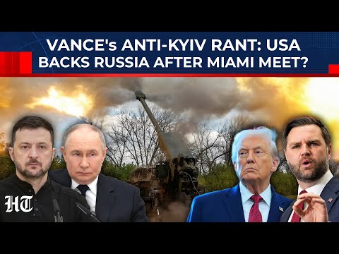 Vance's New Anti-Ukraine Rant: USA Backing Russia In Peace Push After Miami Talks? | Putin ,Trump