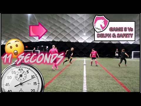 11 SECONDS!!!!! Mongolian Horses FC Vs Delph & Safety - AstroDome Season 1 Game 8