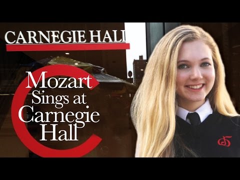 15 year old  Mozart Sings at Carnegie Hall & NYC Trip! - STORYTIME