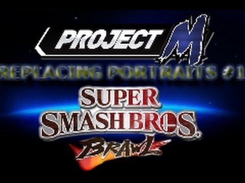 Tutorial: Super Smash Bros. Brawl & Project M - Replacing Portraits (Part 1)