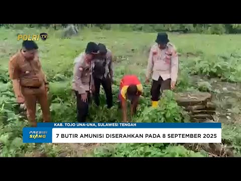 WARGA SALUABA SERAHKAN TEMUAN AMUNISI KE SATGAS MADAGO RAYA