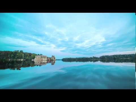 The Koknese Castle ruins in Koknese, Latvia
