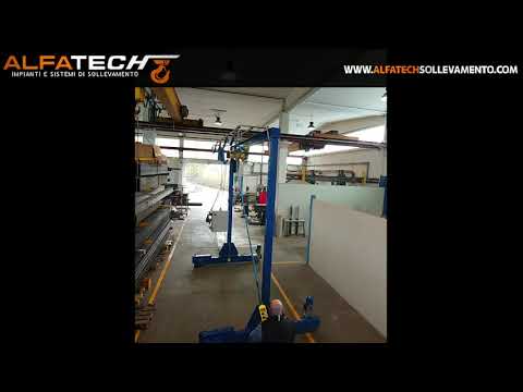 ALFATECH - GRU A PORTALE TELECOMANDATA - PORTATA 3000 KG