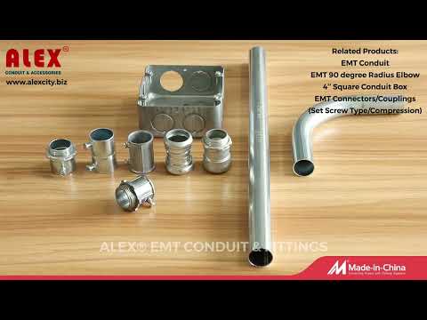 How to install EMT Conduit/EMT Connectors/Steel Boxes