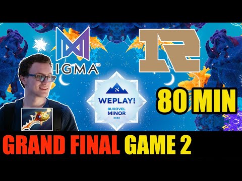 NIGMA VS RNG - 80Min Epic Grand Final Game 2 Bukovel Minor 2020 Highlights Dota 2