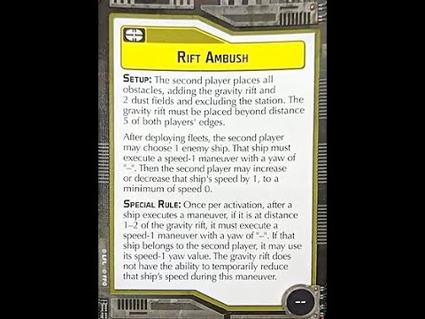 How-to play Objective "Rift Ambush" - Star Wars Armada Explained (SWAE)