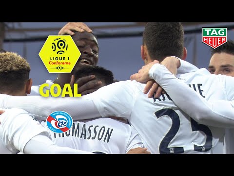 Goal Ludovic AJORQUE (17') / Toulouse FC - RC Strasbourg Alsace (1-2) (TFC-RCSA) / 2018-19