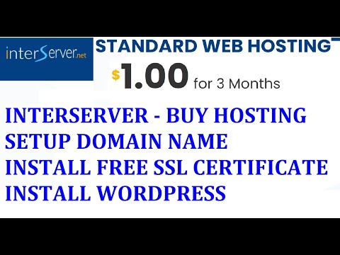Interserver Hosting 1$ 3 months. Free install SSL Certificate DirectAdmin WordPress cPanel Domain
