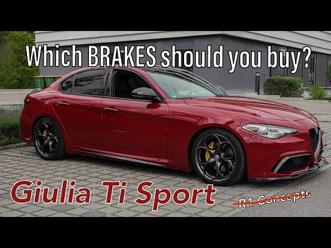 BRAKENETIC brake kit review: Alfa Romeo Giulia Ti Sport