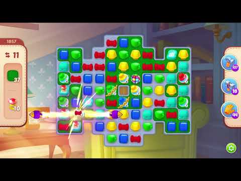 Homescapes 1857 Level - 16 moves - NO BooSTERS