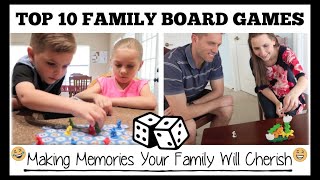 TOP 10 FAMILY BOARD GAMES